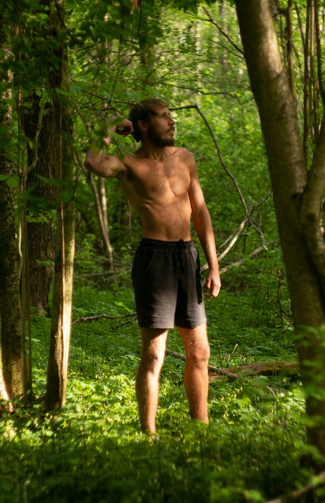 Active man in nature representing men's health and vitality